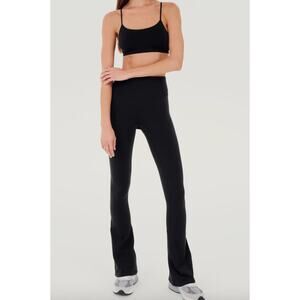 NWT Splits59 Raquel High Waist Supplex Flare 32" Legging in Black, Small